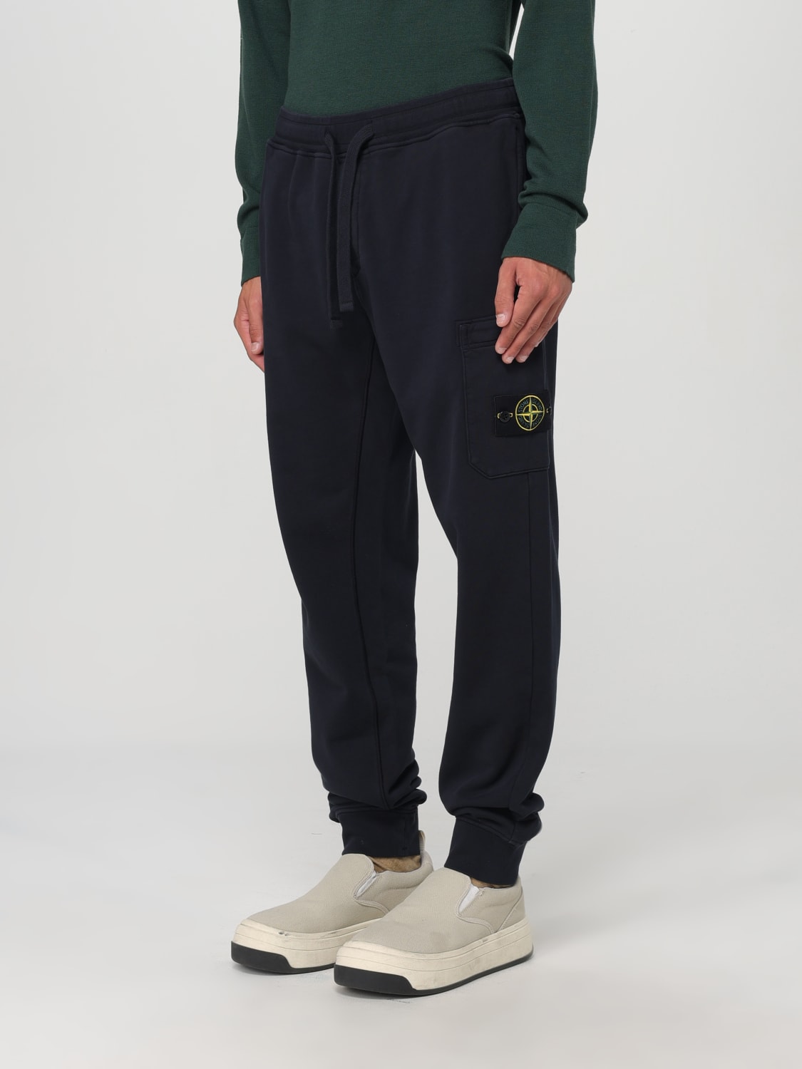 STONE ISLAND PANTALÓN: Pantalón hombre Stone Island, Negro - Img 4