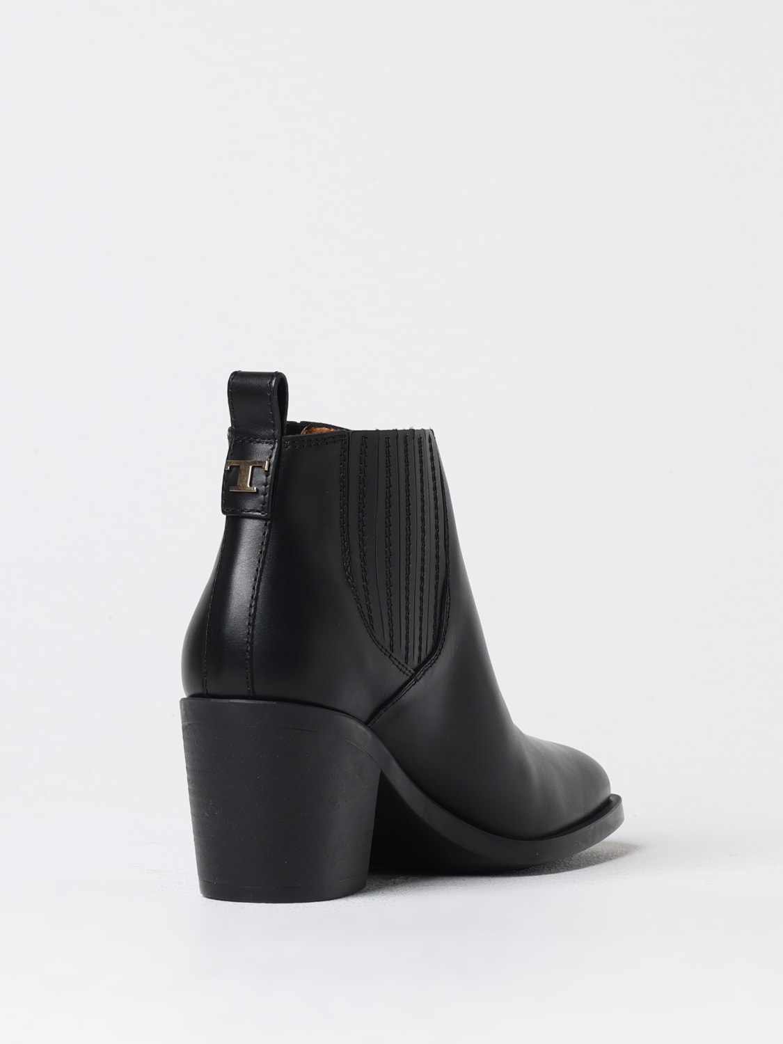 TOD'S FLACHE STIEFELETTEN: Absatz stiefeletten damen Tod's, Schwarz - Img 3