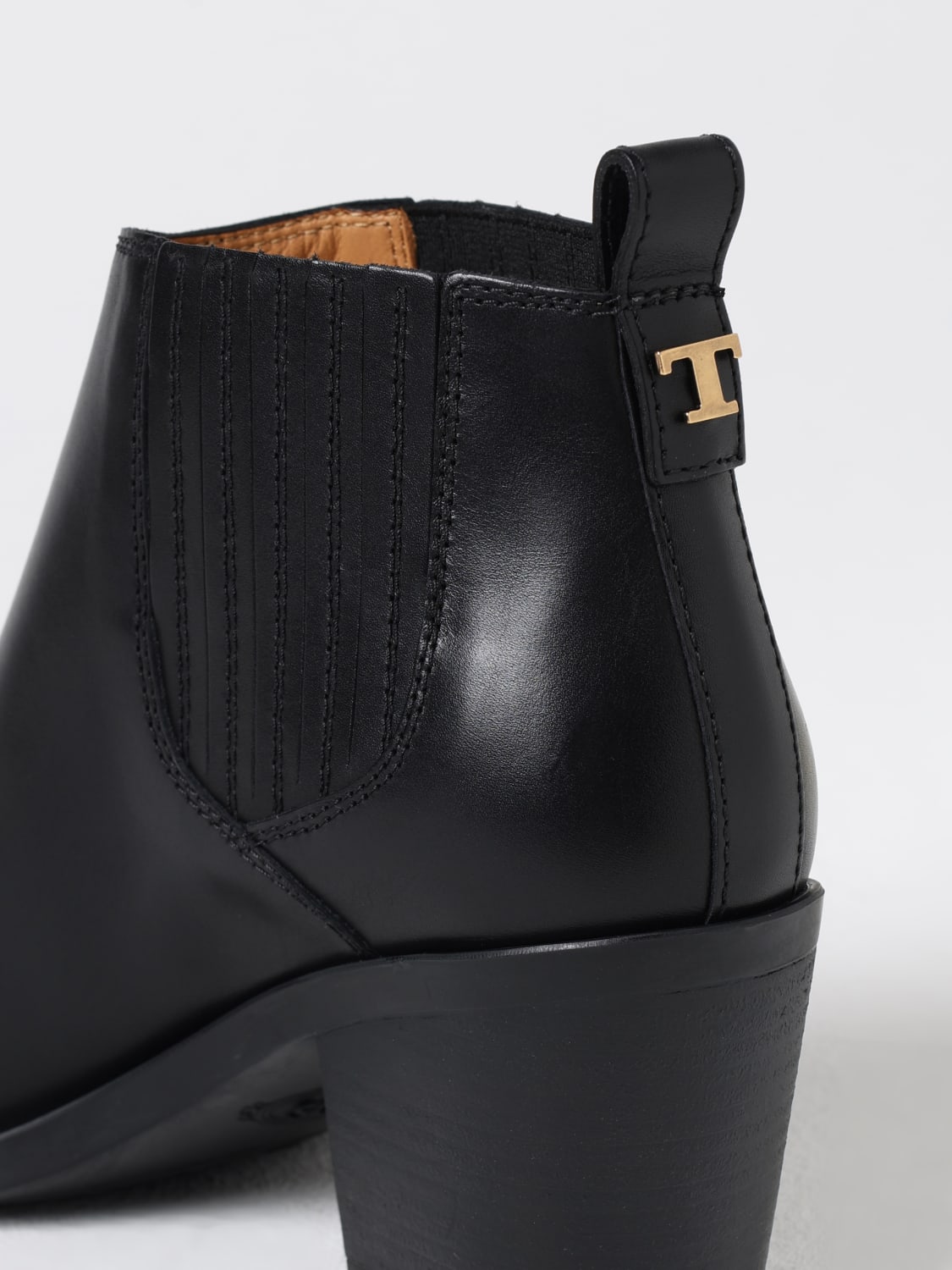 TOD'S FLACHE STIEFELETTEN: Absatz stiefeletten damen Tod's, Schwarz - Img 4