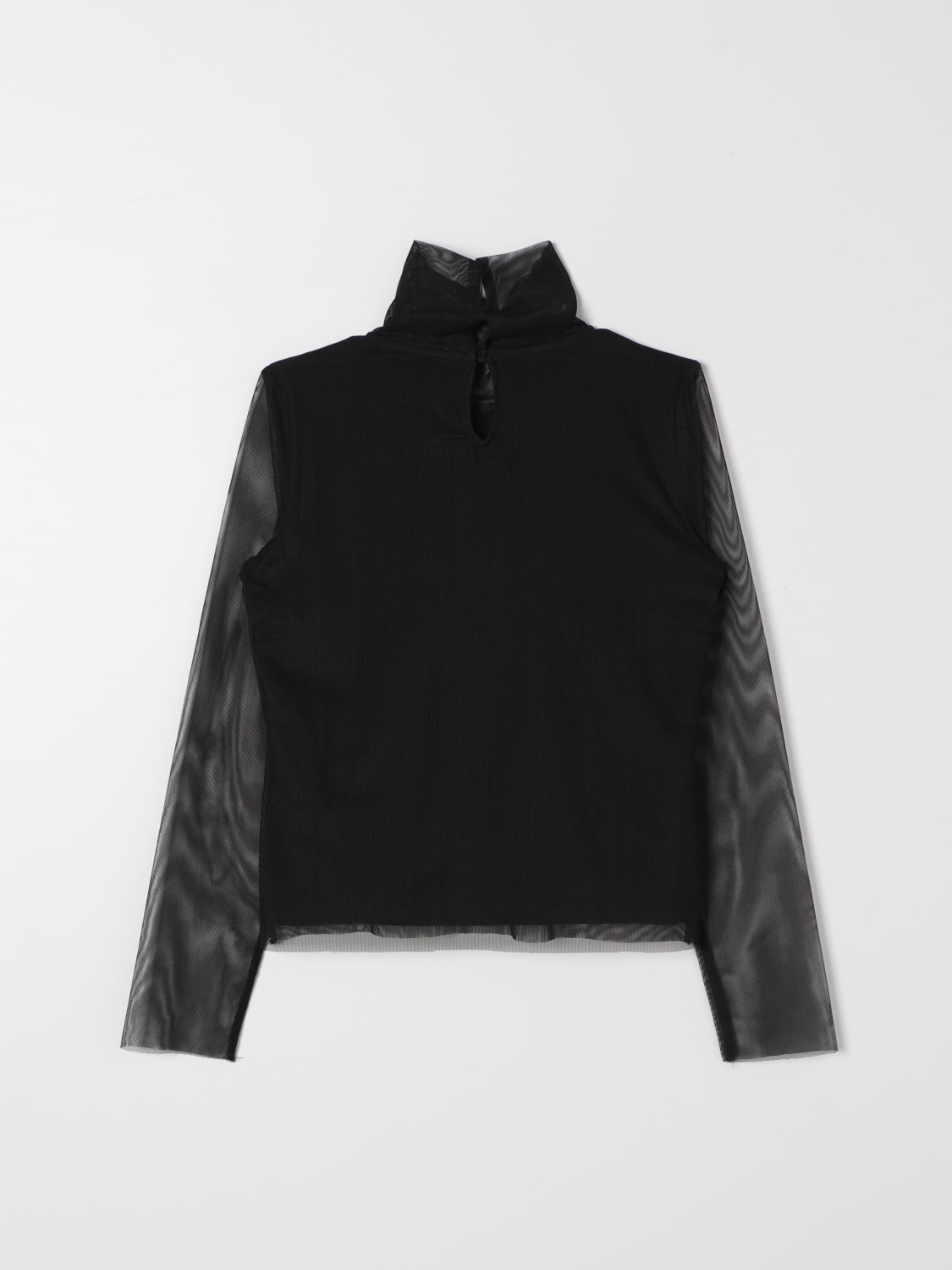 MISS BLUMARINE TOP: T-shirt kids Miss Blumarine, Black - Img 2