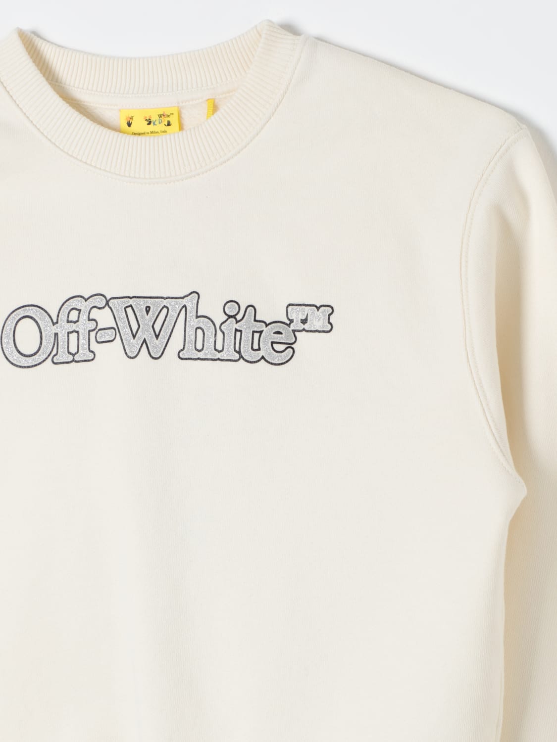 OFF-WHITE KIDS 스웨터: 스웨터 남아 Off-white Kids, 화이트 - Img 3