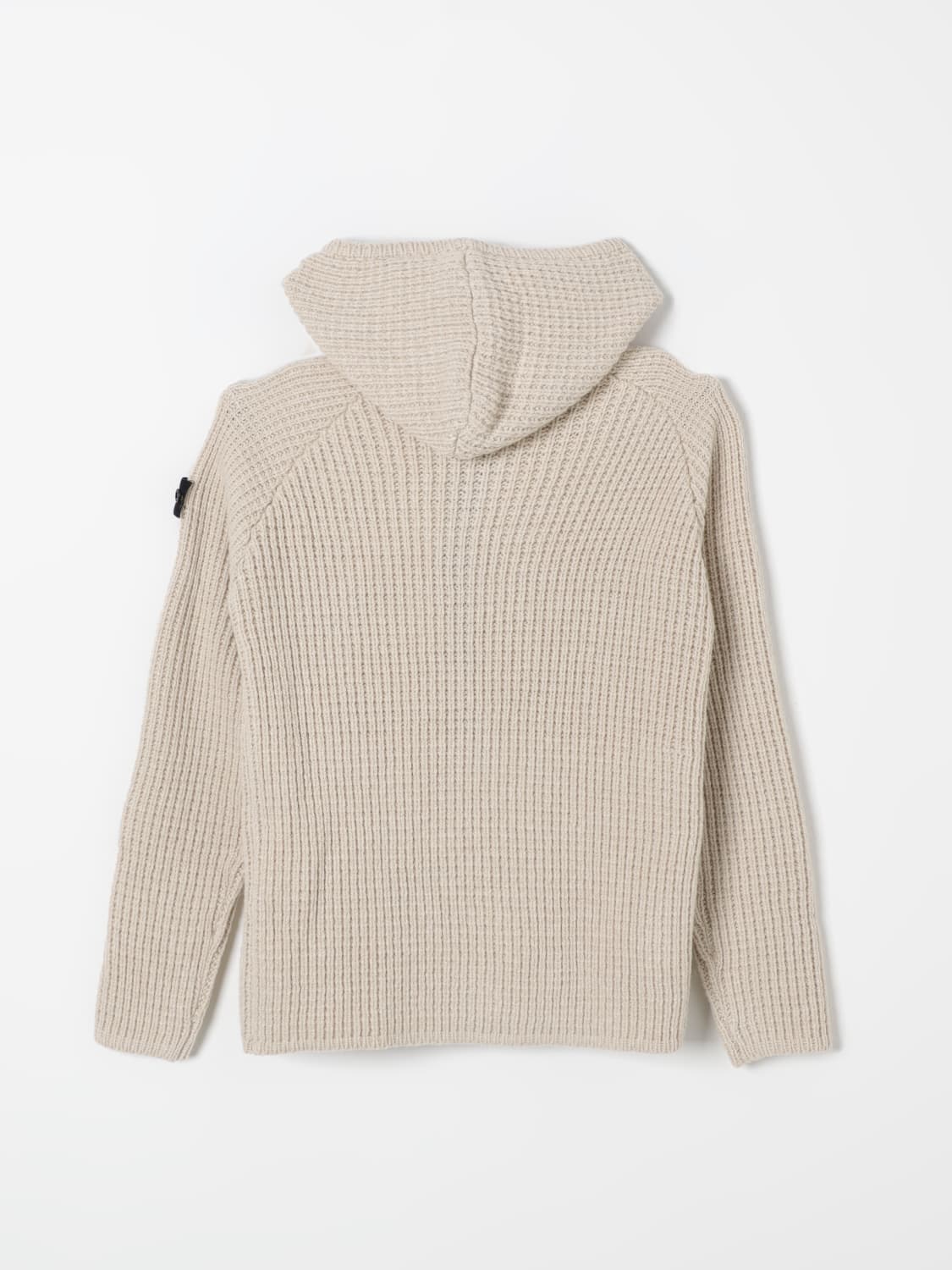STONE ISLAND JUNIOR: Sweater kids - Beige | Stone Island Junior sweater  8116507Z5 online at GIGLIO.COM
