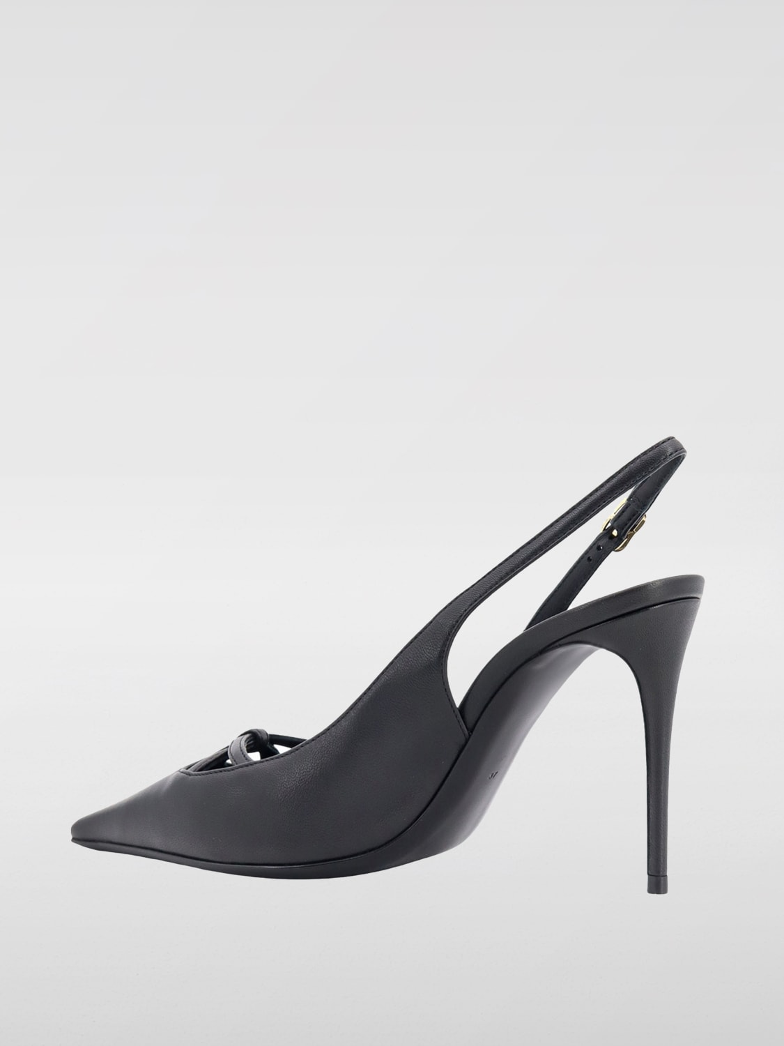 DOLCE & GABBANA SCARPE CON TACCO: Slingback Dolce & Gabbana in nappa , Nero - Img 3