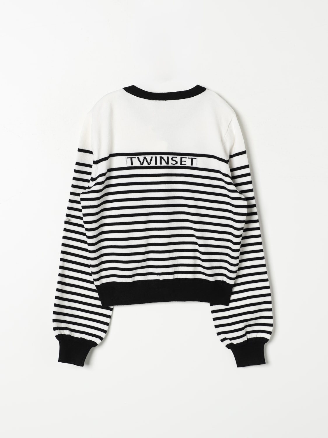 TWINSET PULL: Pull enfant Twinset, Blanc - Img 2