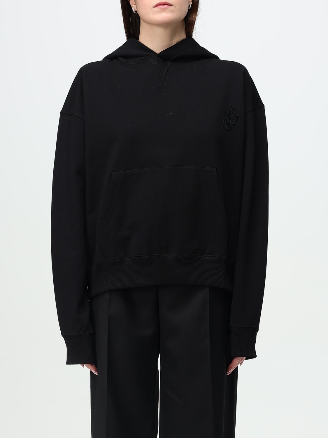 JW ANDERSON SWEATSHIRT: Pullover damen Jw Anderson, Schwarz - Img 1