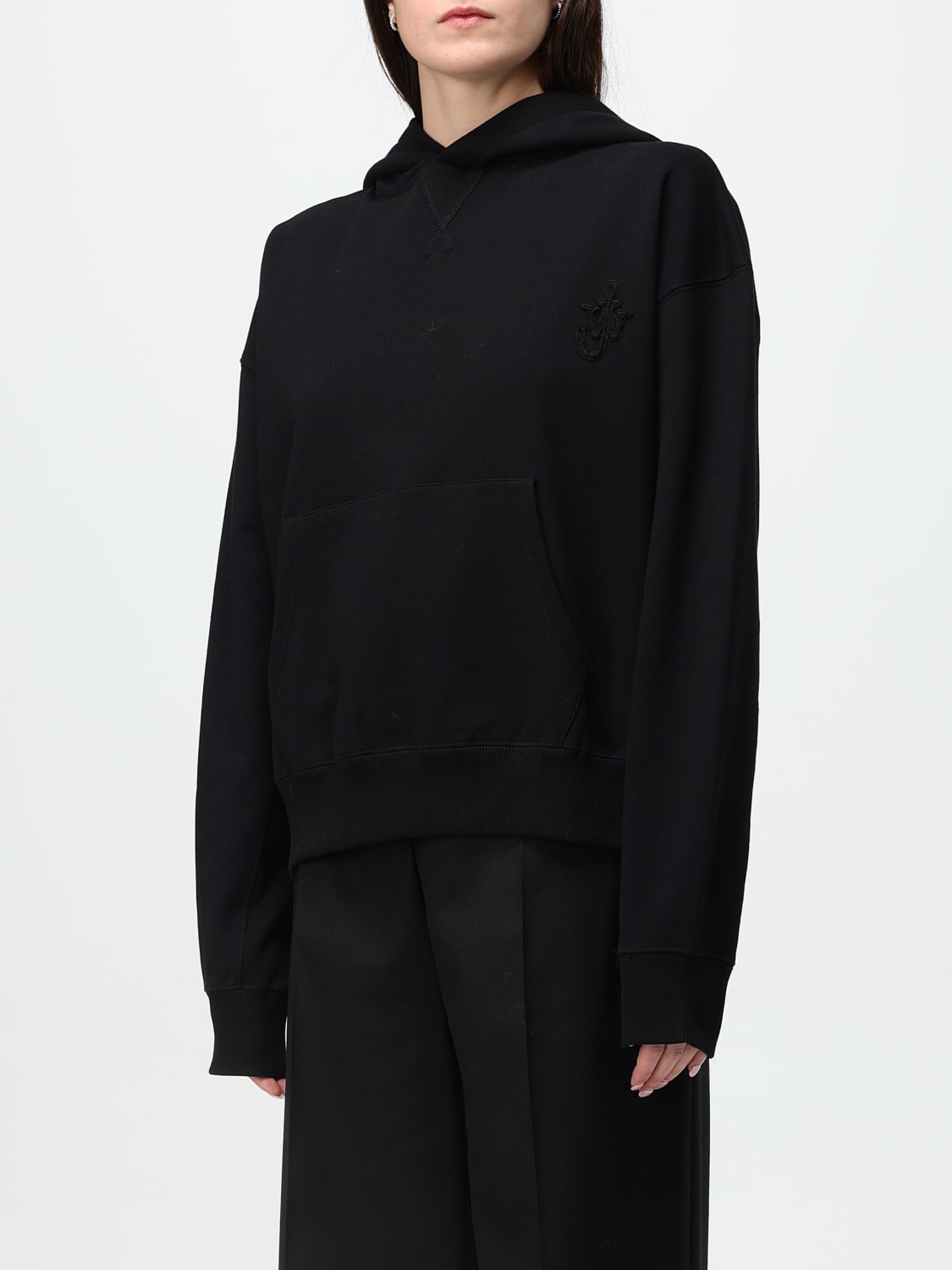JW ANDERSON SWEATSHIRT: Pullover damen Jw Anderson, Schwarz - Img 3