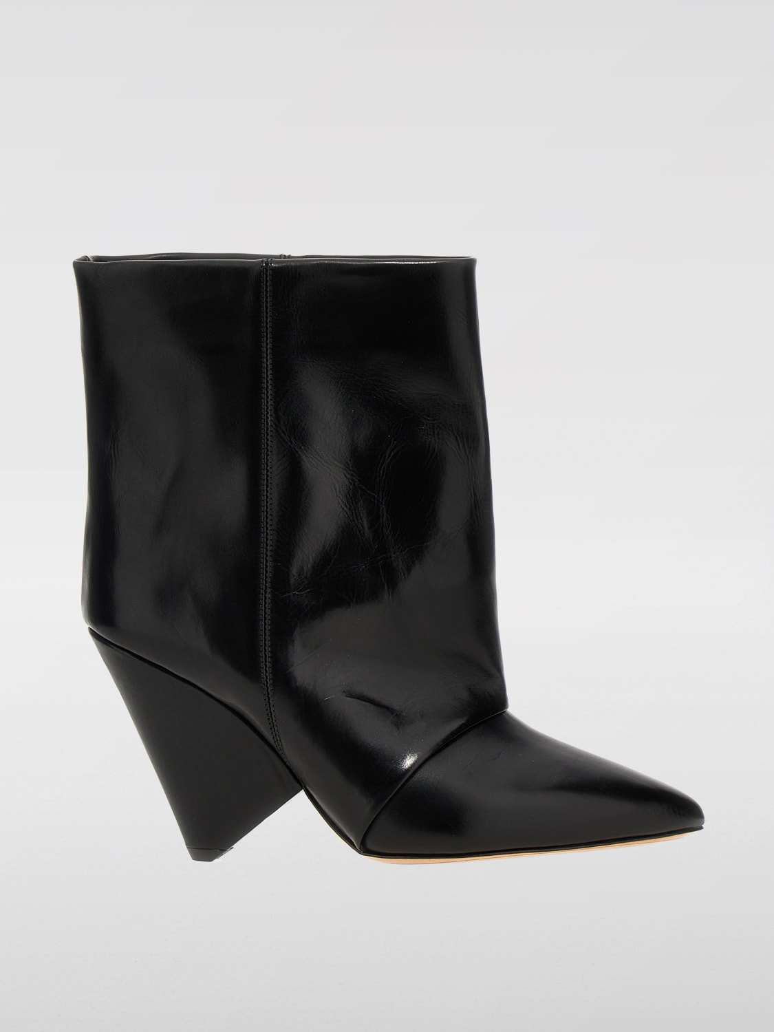 ISABEL MARANT FLAT ANKLE BOOTS: Shoes woman Isabel Marant, Black - Img 1