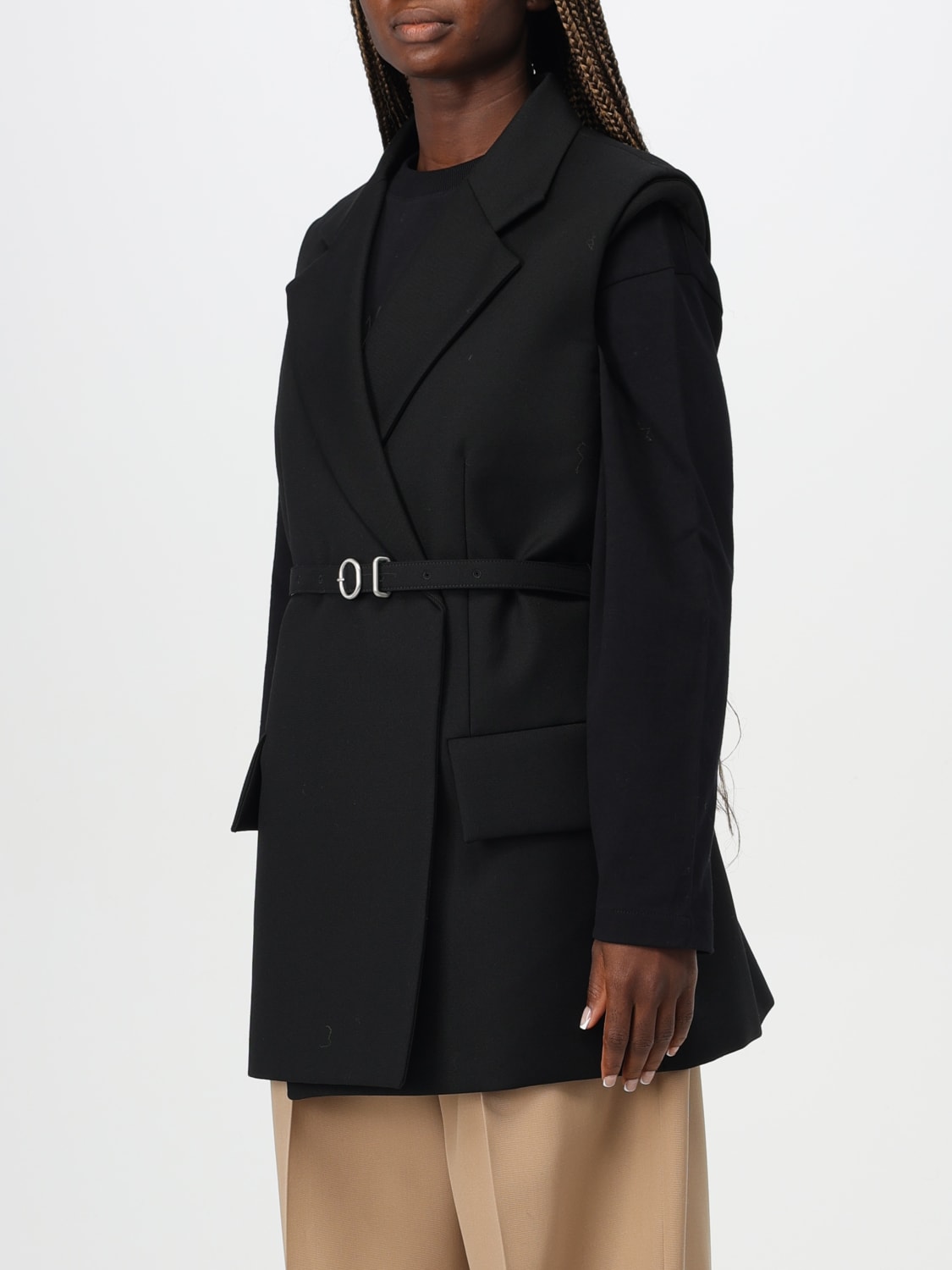 JIL SANDER WESTE: Weste damen Jil Sander, Schwarz - Img 4