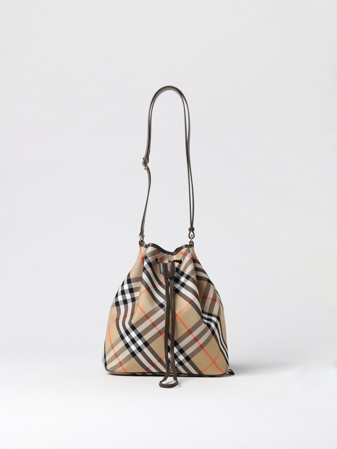 BURBERRY HANDBAG: Handbag woman Burberry, Beige - Img 1