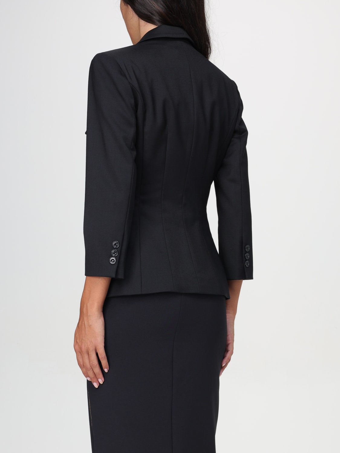 ジャケット ELISABETTA FRANCHI Woman Jacket Black GI107 110 ELISABETTA FRANCHI: Jacket woman - Black | Elisabetta