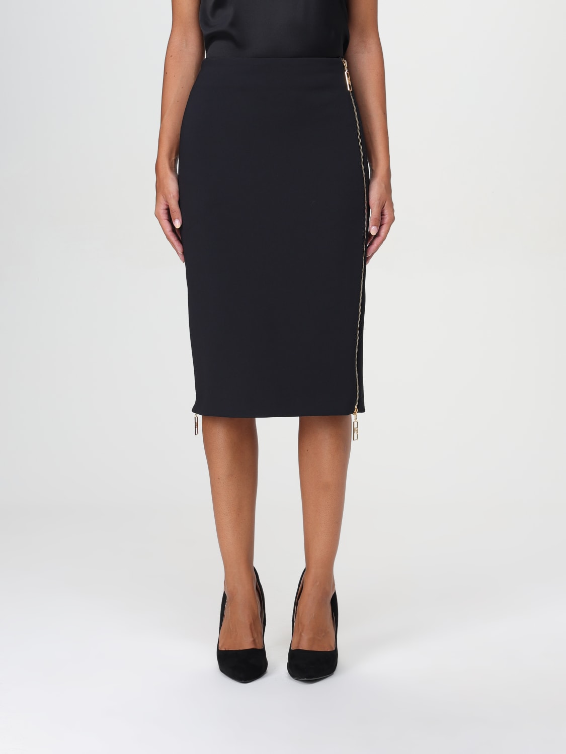 ELISABETTA FRANCHI SKIRT: Skirt woman Elisabetta Franchi, Black - Img 1