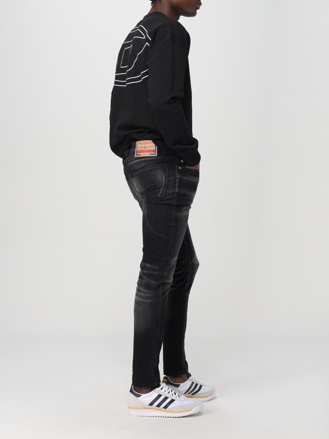 DIESEL SWEATSHIRT: Sweatshirt men Diesel, Black - Img 2