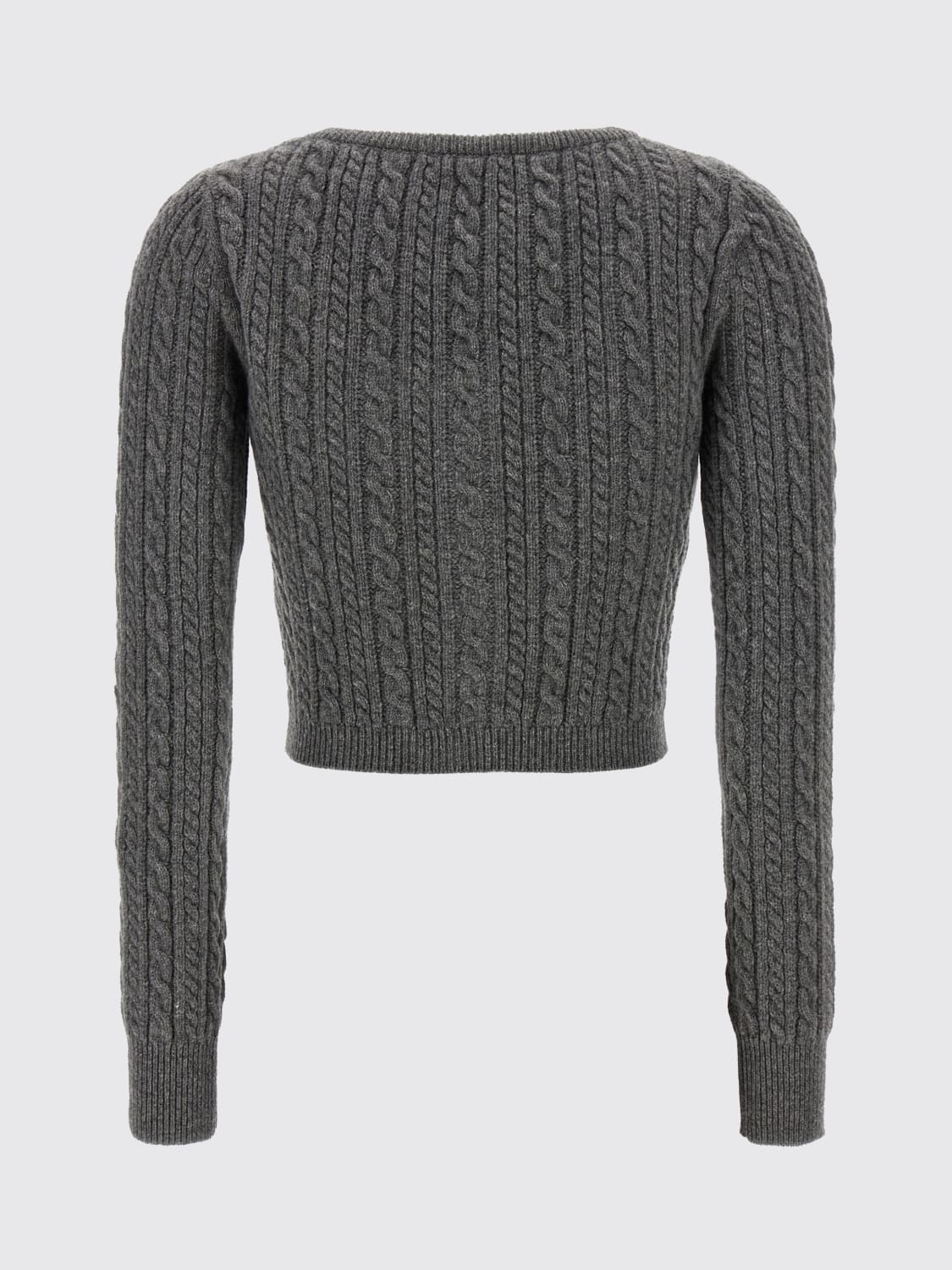 ALESSANDRA RICH JERSEY: Cárdigan mujer Alessandra Rich, Gris - Img 2