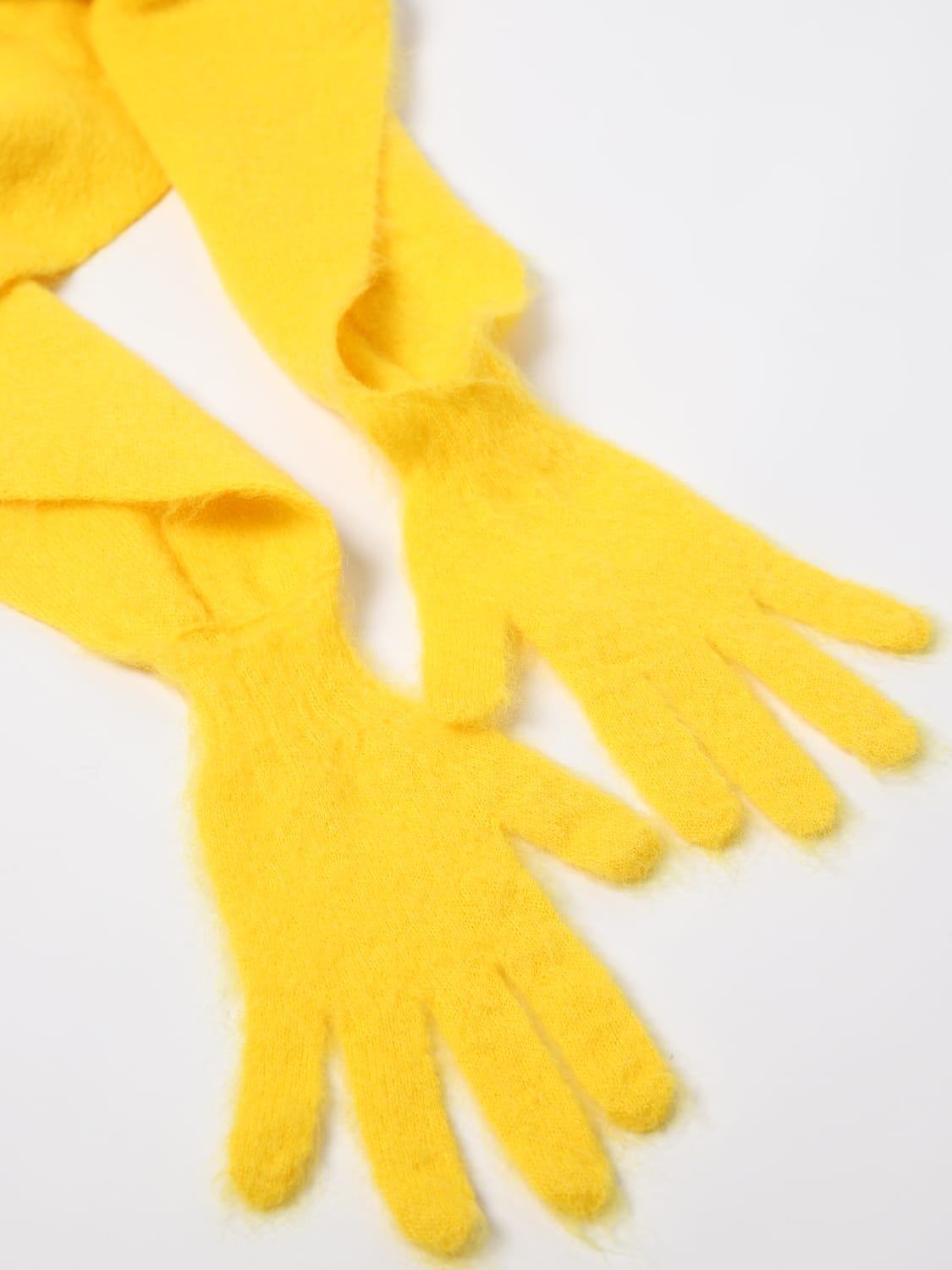 ポンチョ・ケープ MOSCHINO COUTURE Woman Cape Yellow 33805403 0027 Moschino Couture Outlet: Scarf woman - Yellow | Moschino