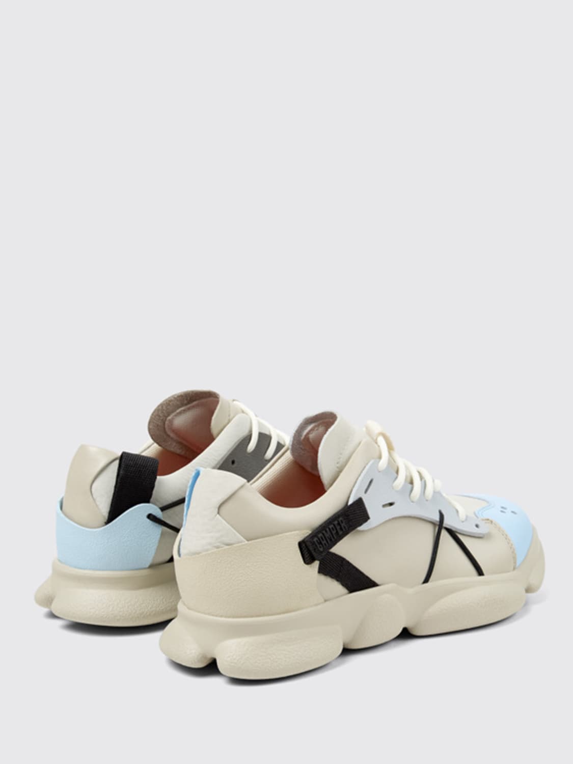 CAMPER SNEAKERS: Sneakers Twins Camper in pelle , Fantasia - Img 3