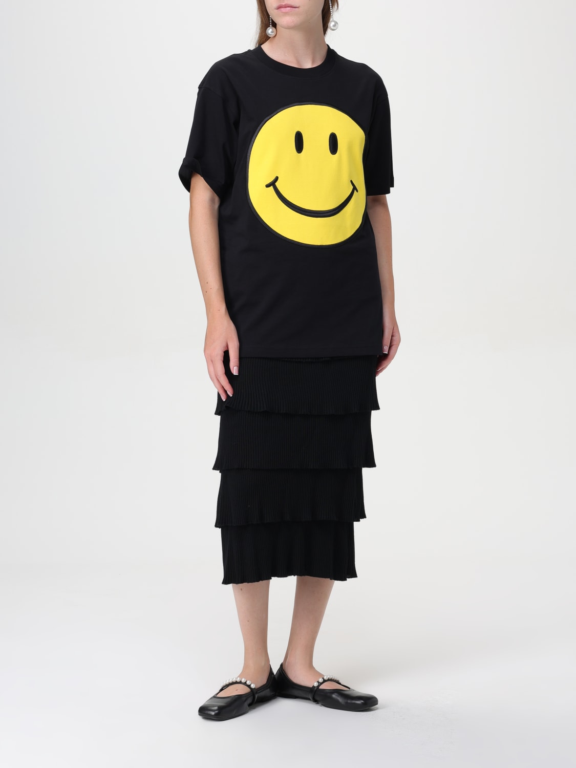 MOSCHINO COUTURE T-SHIRT: T-shirt woman Moschino Couture, Black 1 - Img 2