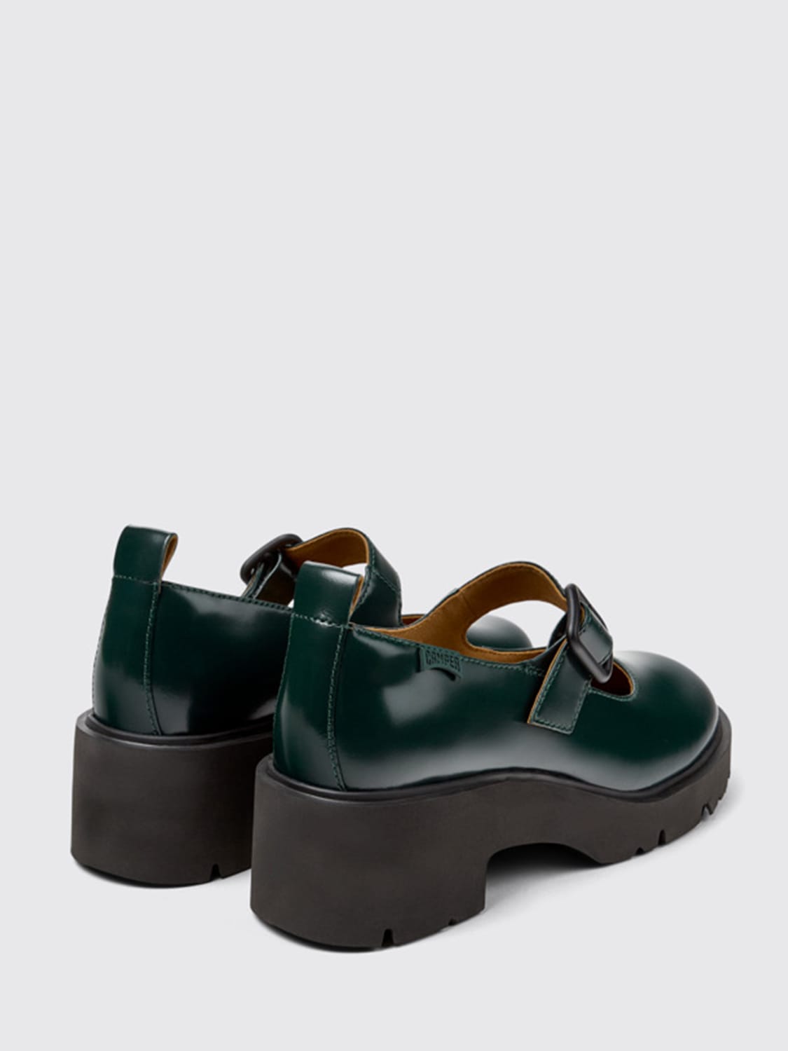 CAMPER MOCASSINS: Chaussures femme Camper, Vert - Img 3