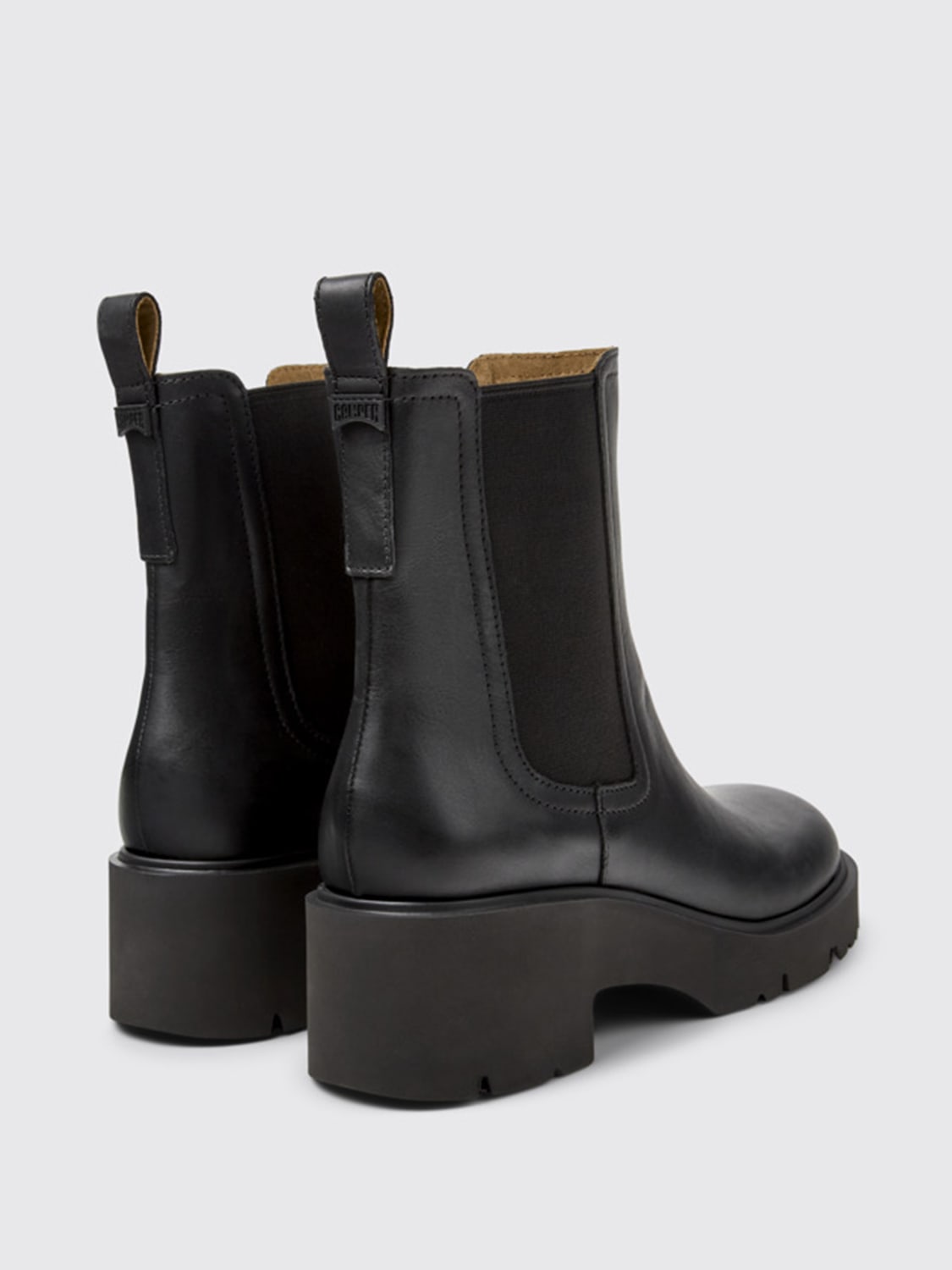 ショートブーツ・ブーティ CAMPER Woman Flat ankle boots Black K400575-016 MILAH 0 CAMPER: Shoes woman - Black | Camper flat ankle boots