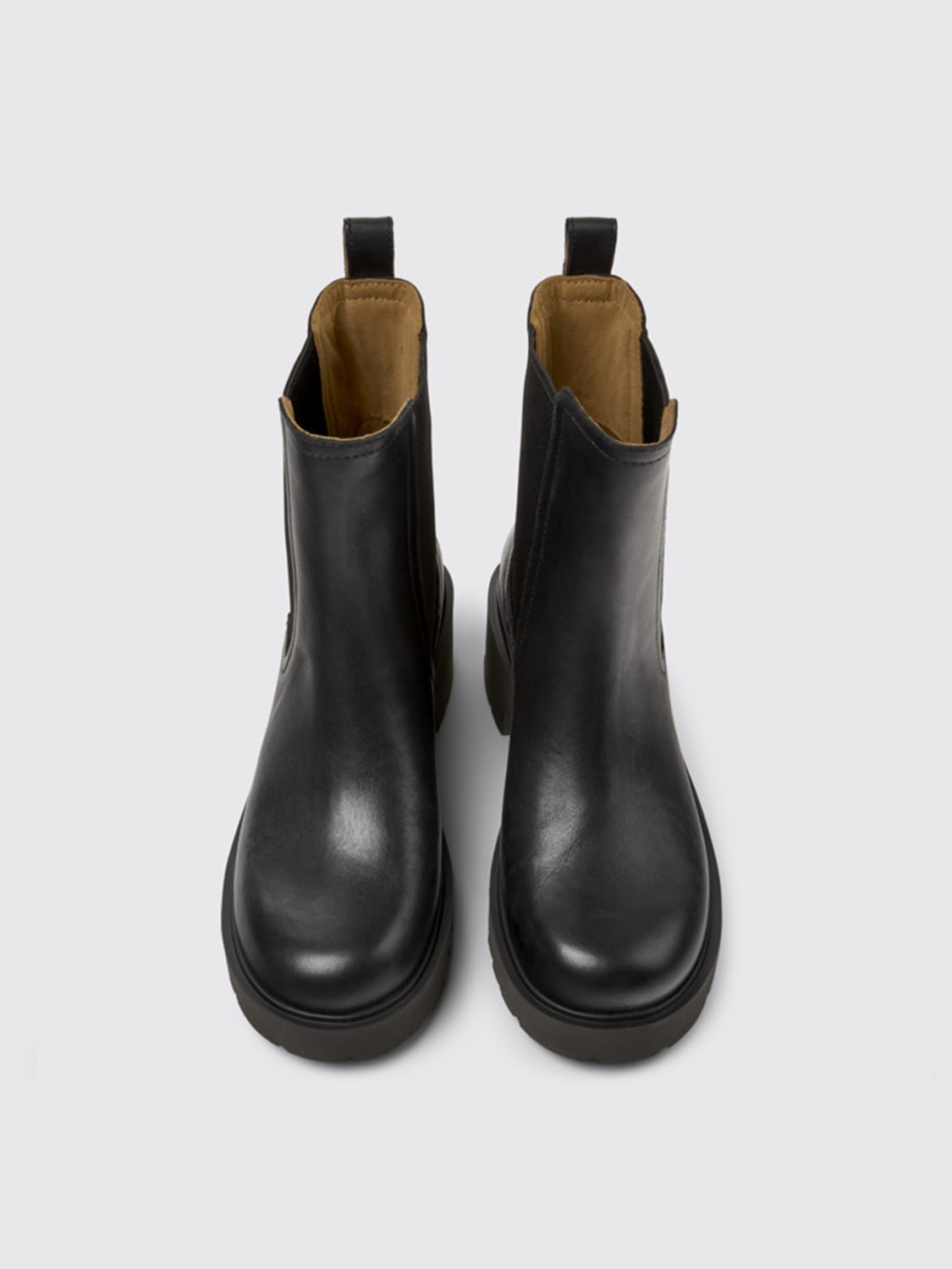 ショートブーツ・ブーティ CAMPER Woman Flat ankle boots Black K400575-016 MILAH 0 CAMPER: Shoes woman - Black | Camper flat ankle boots