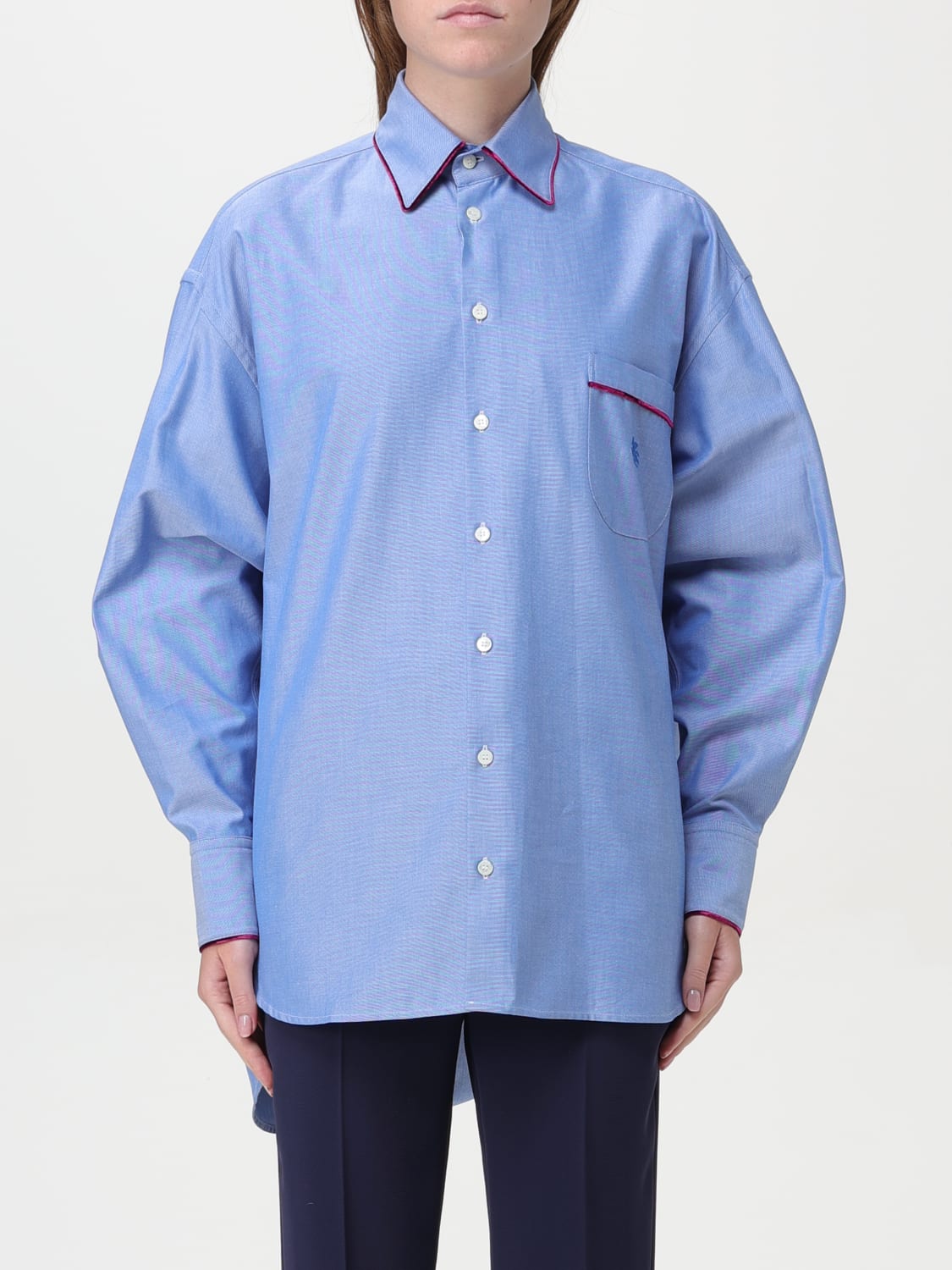 ETRO SHIRT: Shirt woman Etro, Gnawed Blue - Img 1