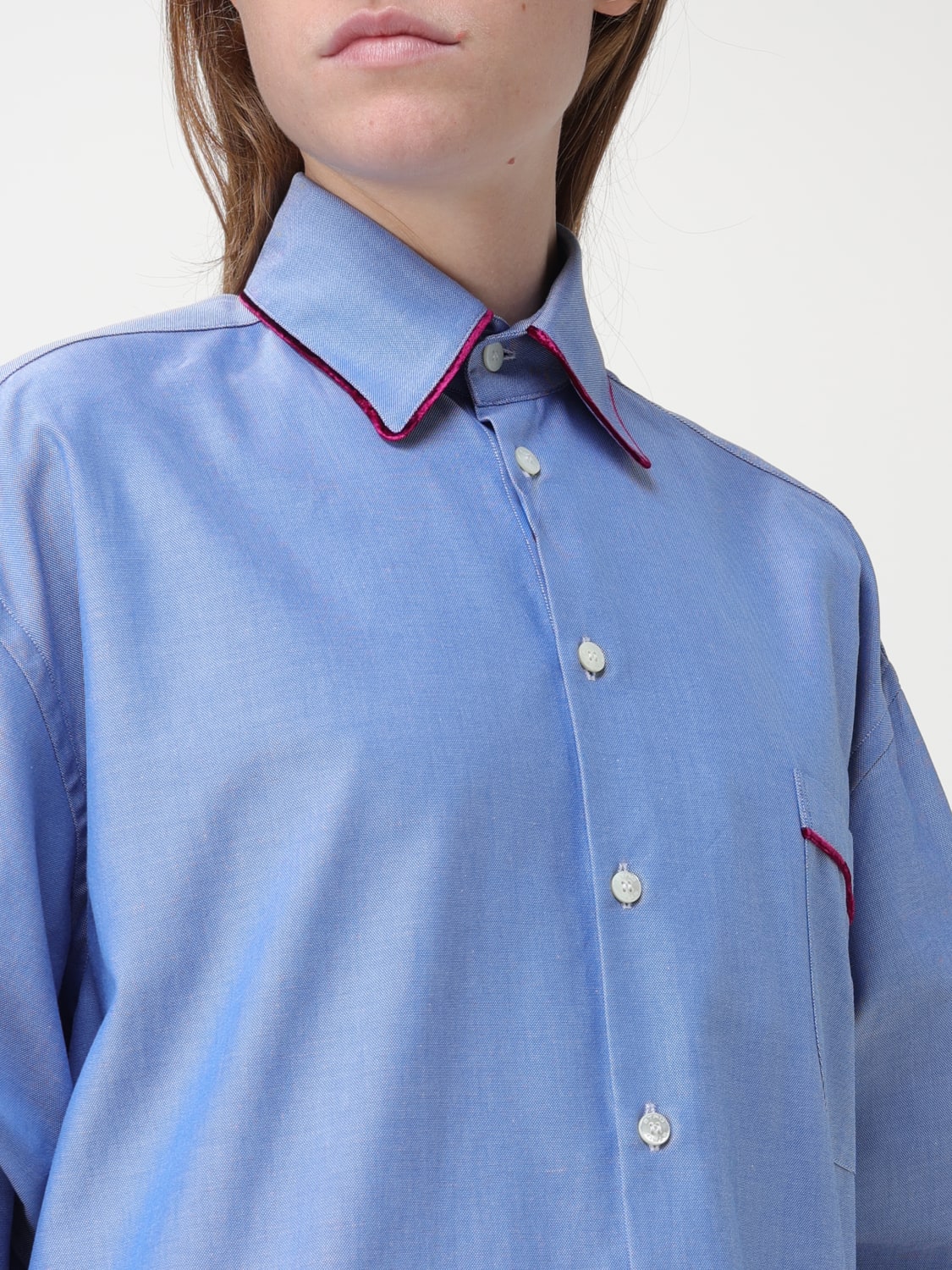 ETRO SHIRT: Shirt woman Etro, Gnawed Blue - Img 5