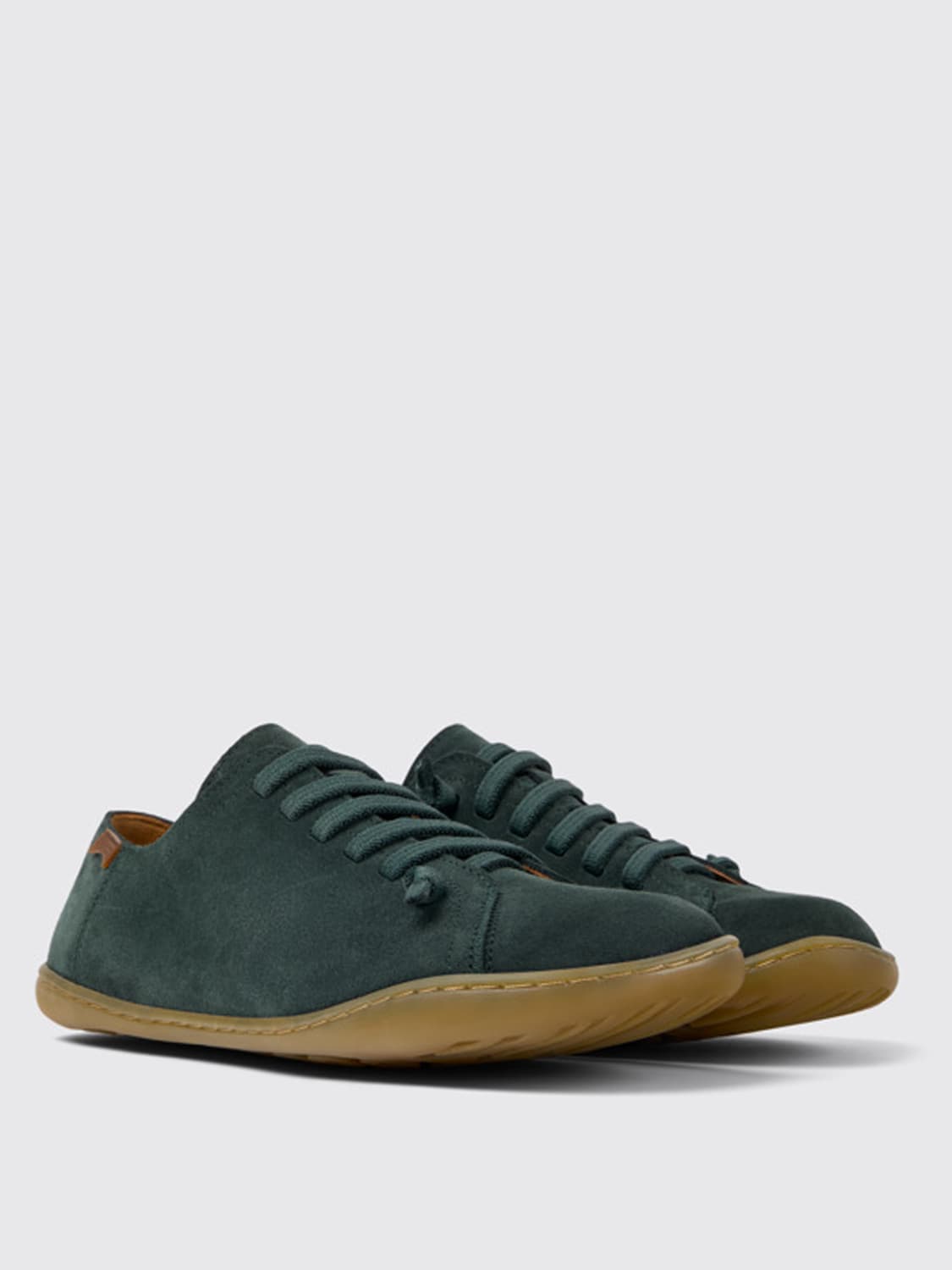 CAMPER SNEAKERS: Sneakers Peu Camper in camoscio , Verde - Img 2