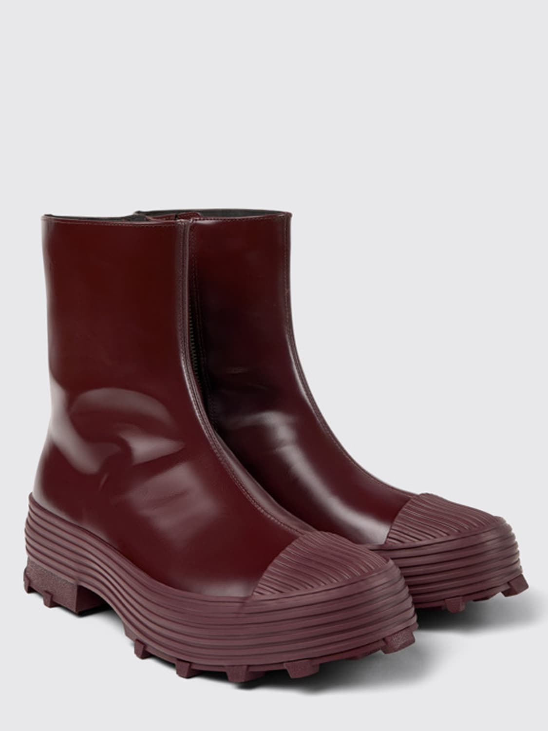 CAMPER BOOTS: Shoes men Camper, Burgundy - Img 2