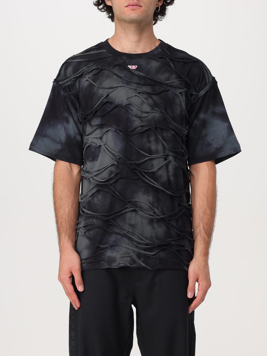 DIESEL T-SHIRT: T-shirt men Diesel, Black - Img 1