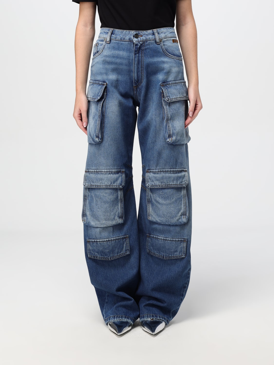 Giglio Jeans cargo MSGM in denim