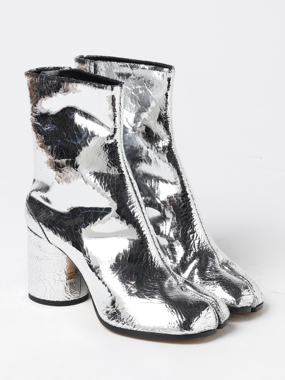 MAISON MARGIELA：ブーツ レディース - シルバー | GIGLIO.COM