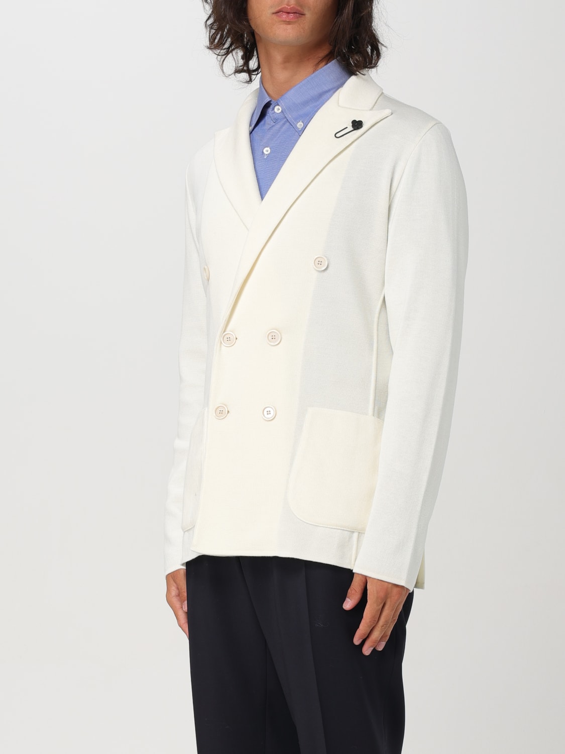 LARDINI AMERICANA: Chaqueta hombre Lardini, Blanco - Img 3