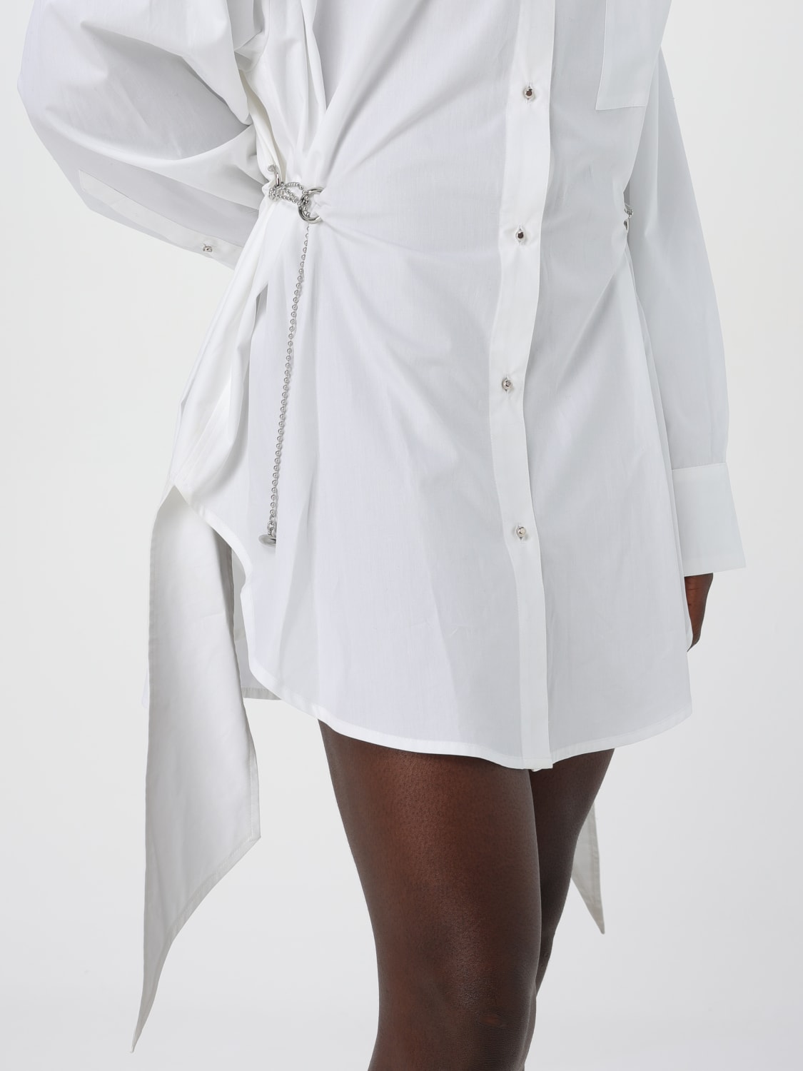 MUGLER DRESS: Dress woman Mugler, White - Img 4