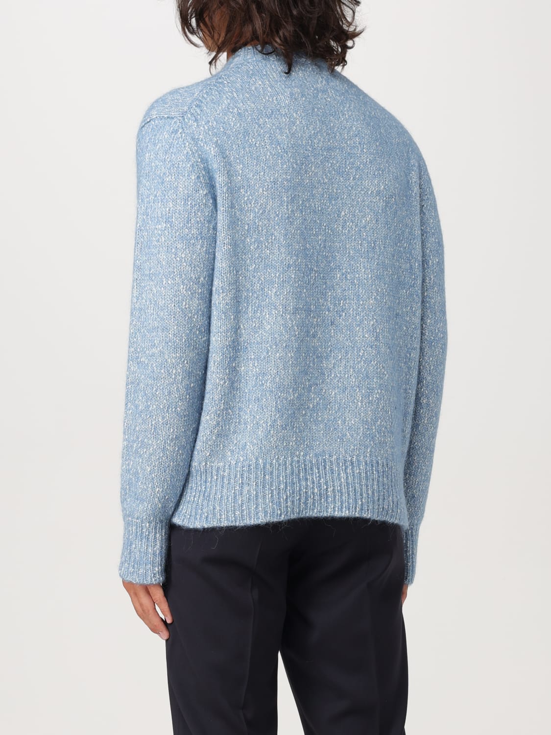 LARDINI SWEATER: Sweater men Lardini, Blue - Img 2