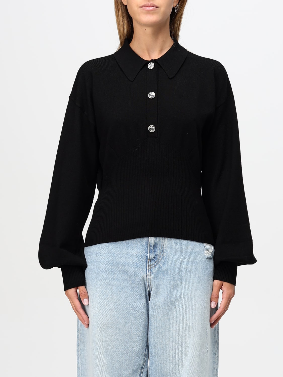 PINKO MAGLIA: Pullover Pinko in maglia , Nero - Img 1