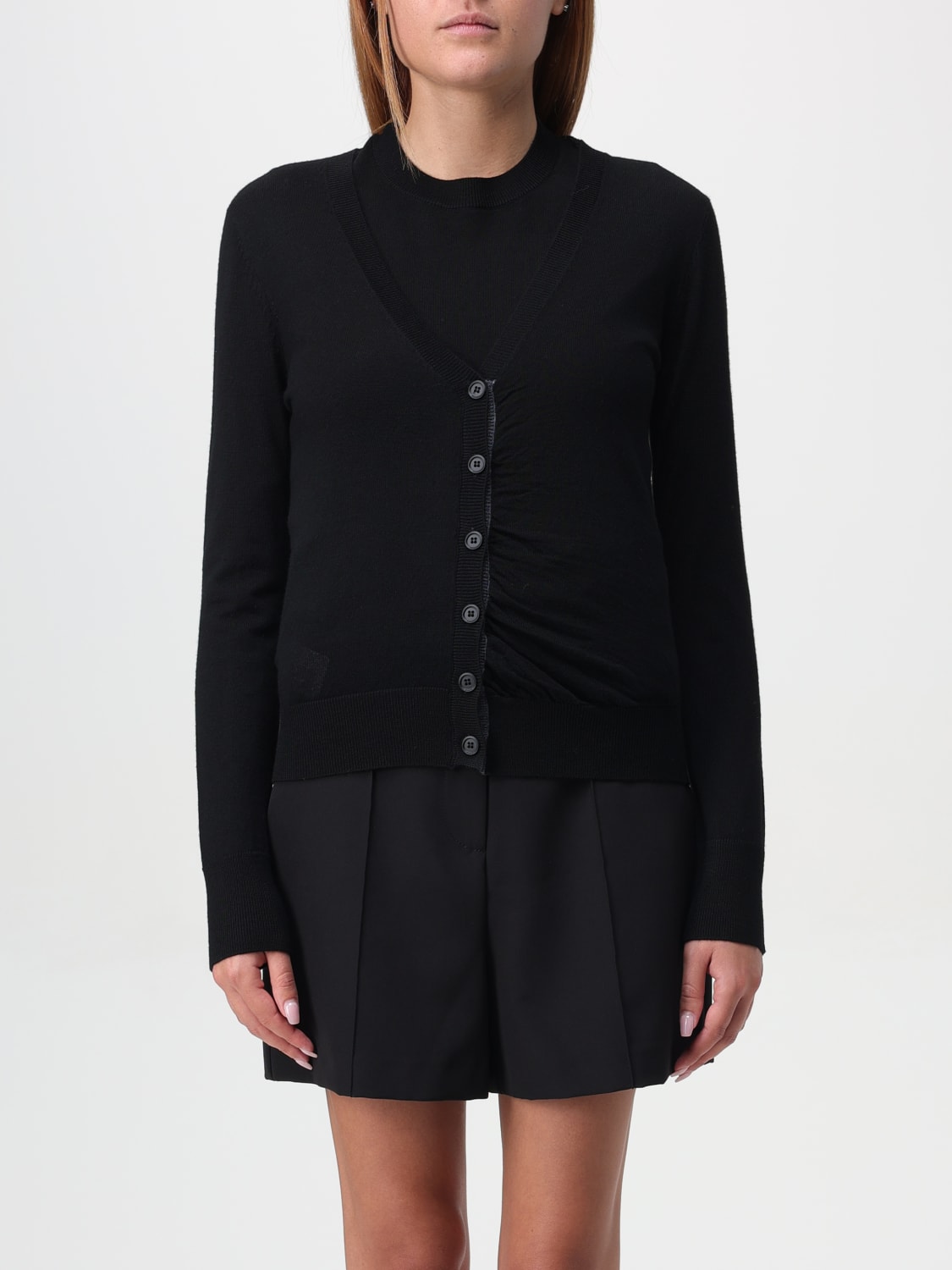 PINKO CARDIGAN: Sweatshirt woman Pinko, Black - Img 1