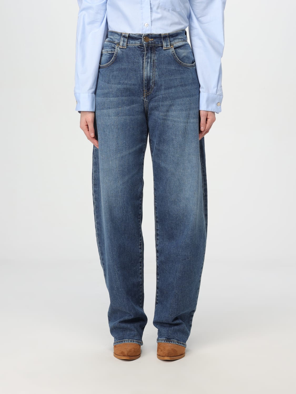 PINKO JEANS: Jeans Pinko in denim , Blue - Img 1