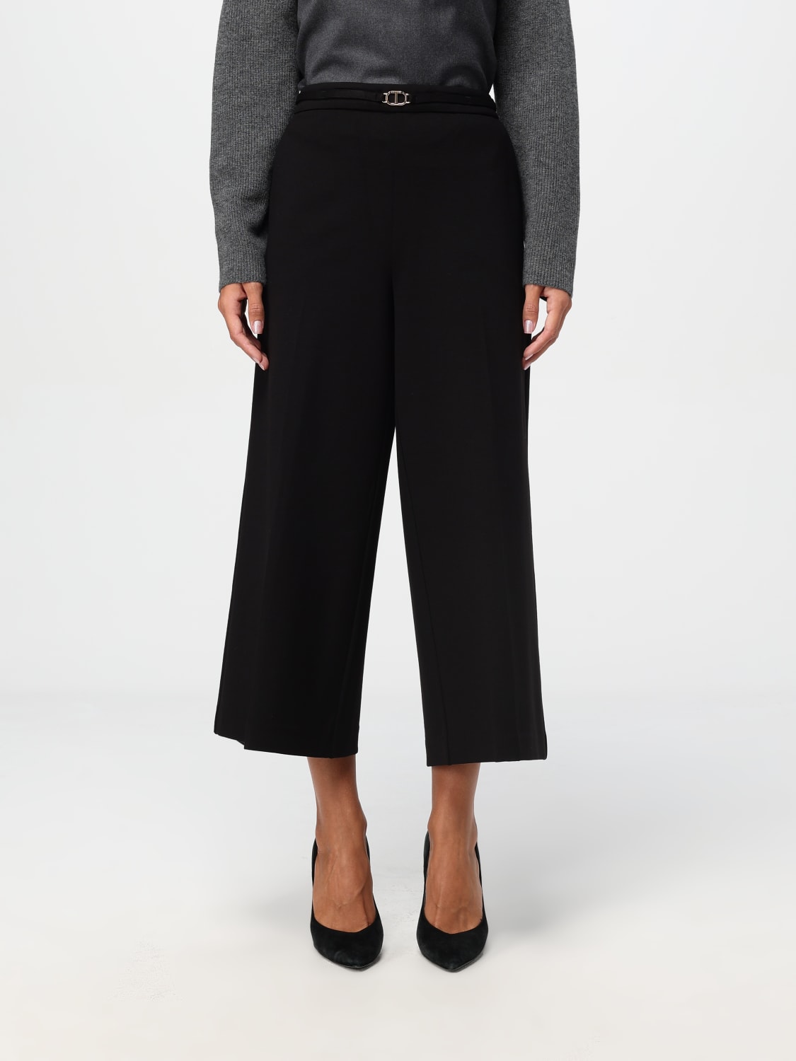 TWINSET PANTALON: Pantalon femme Twinset, Noir - Img 1