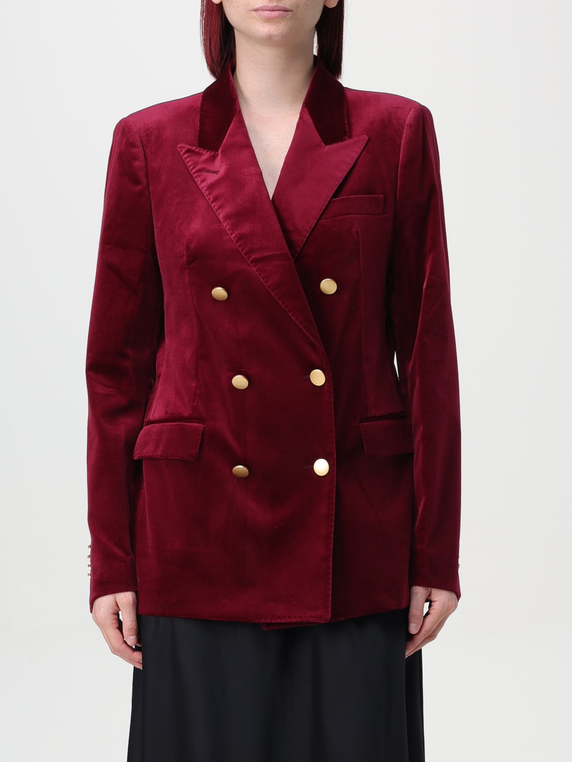 商品画像：Tagliatore double-breasted Suit | Black | FARFETCH 1