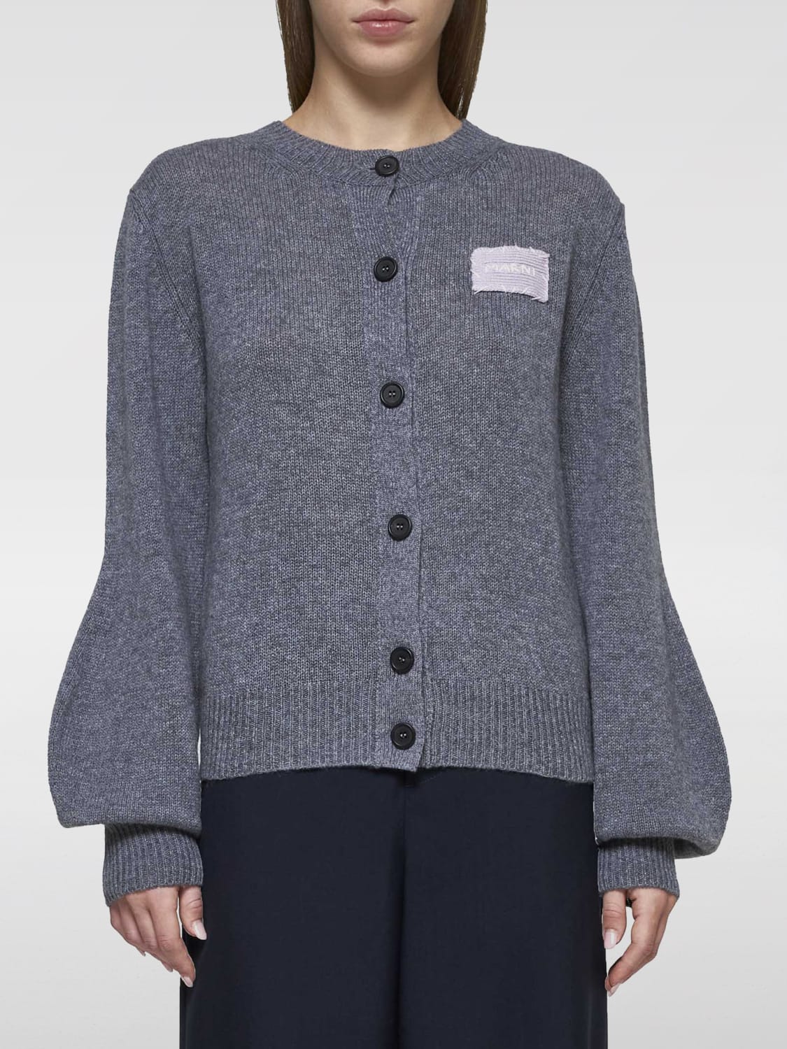 MARNI CARDIGAN: Cardigan woman Marni, Grey - Img 1