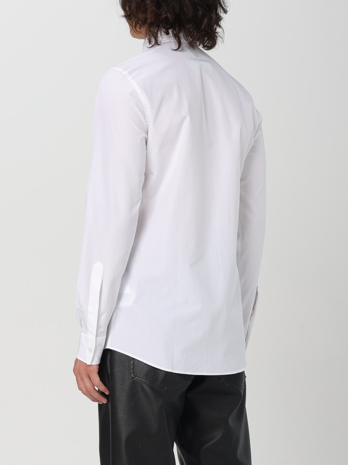 MOSCHINO COUTURE CHEMISE: Chemise homme Moschino Couture, Blanc - Img 2