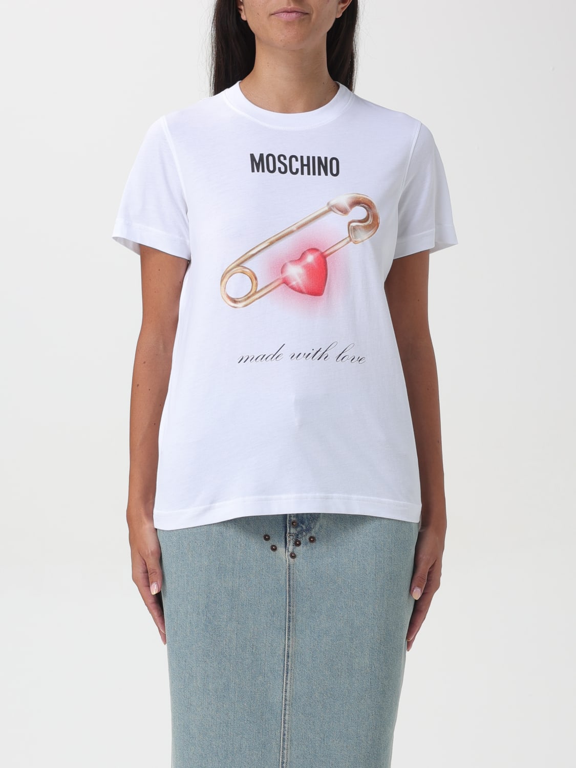 Giglio T-shirt stampata Moschino Couture