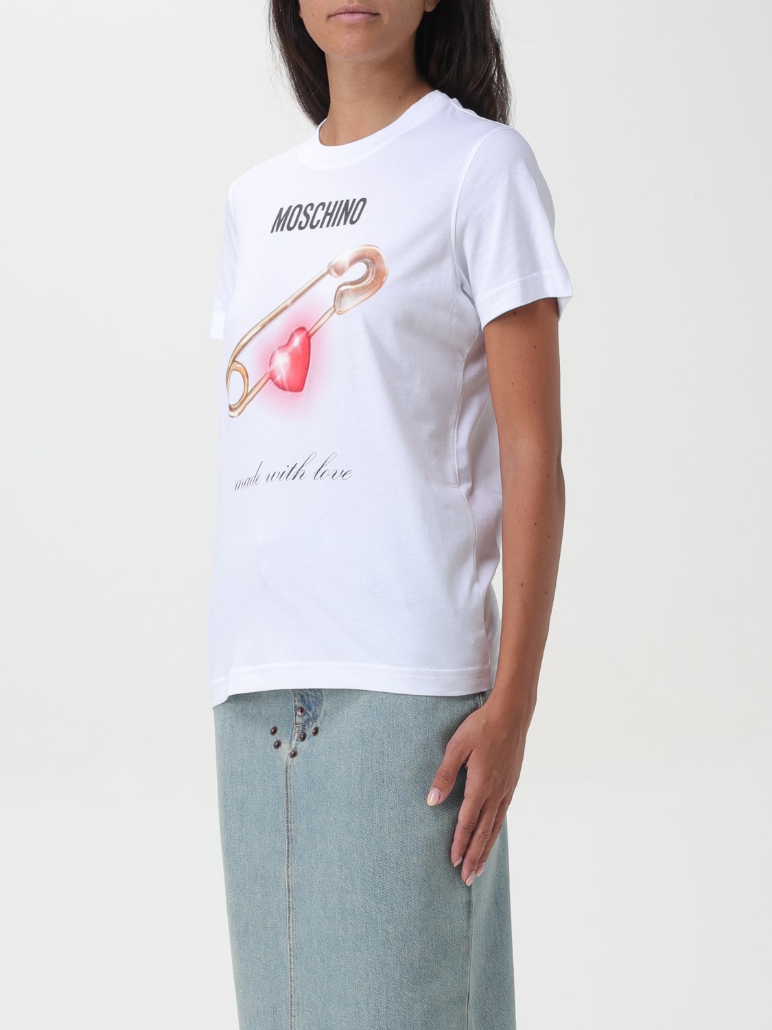 MOSCHINO COUTURE T-SHIRT: T-shirt woman Moschino Couture, White - Img 4