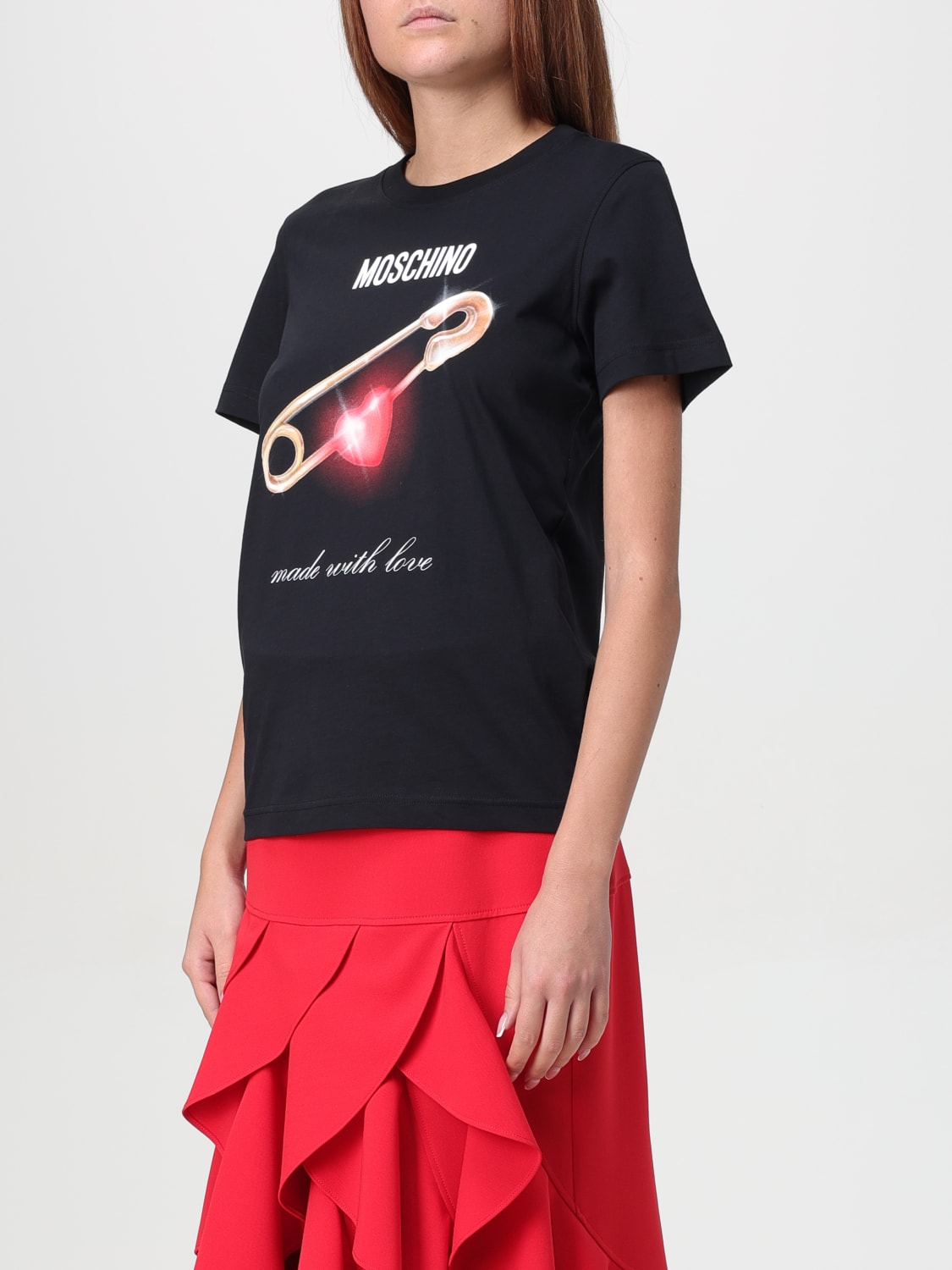 MOSCHINO COUTURE T-SHIRT: T-shirt woman Moschino Couture, Black - Img 4