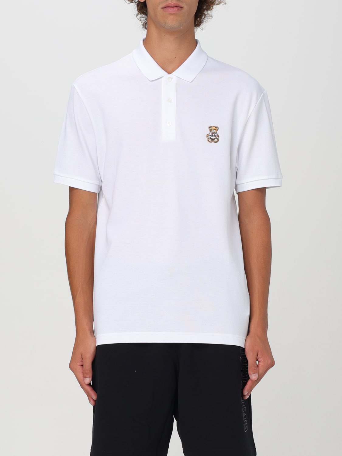 MOSCHINO COUTURE POLO SHIRT: Polo shirt men Moschino Couture, White - Img 1