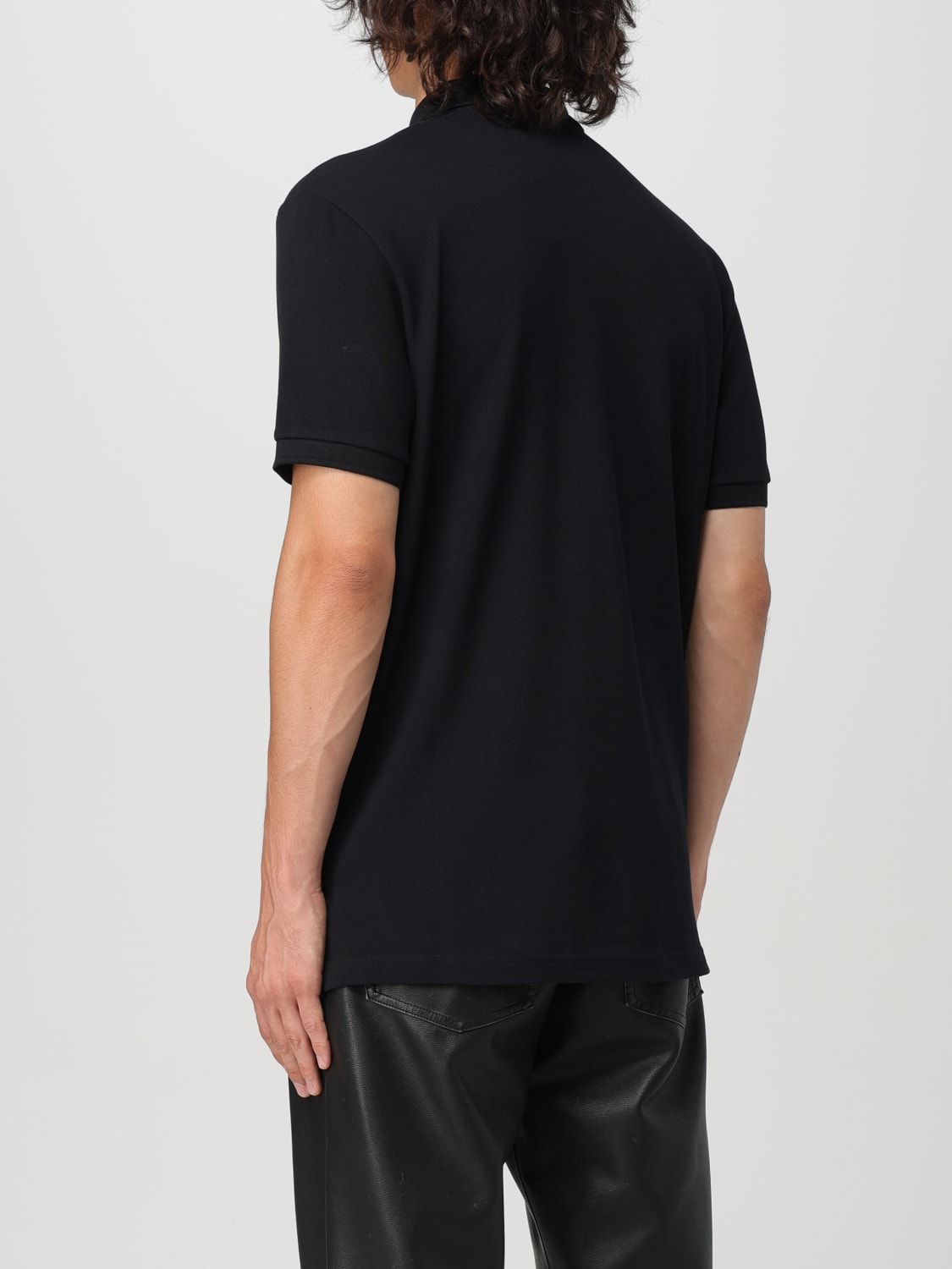 MOSCHINO COUTURE POLO: Polo hombre Moschino Couture, Negro - Img 2