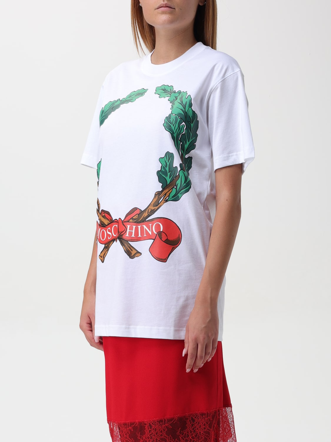 MOSCHINO COUTURE T-SHIRT: T-shirt woman Moschino Couture, White - Img 4