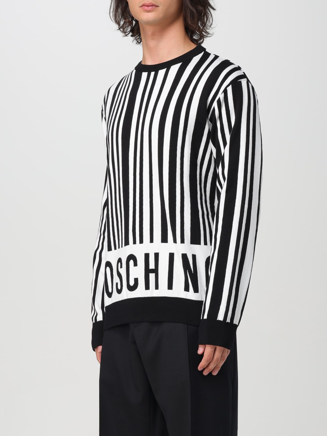 MOSCHINO COUTURE PULLOVER: Pullover herren Moschino Couture, Weiß - Img 4