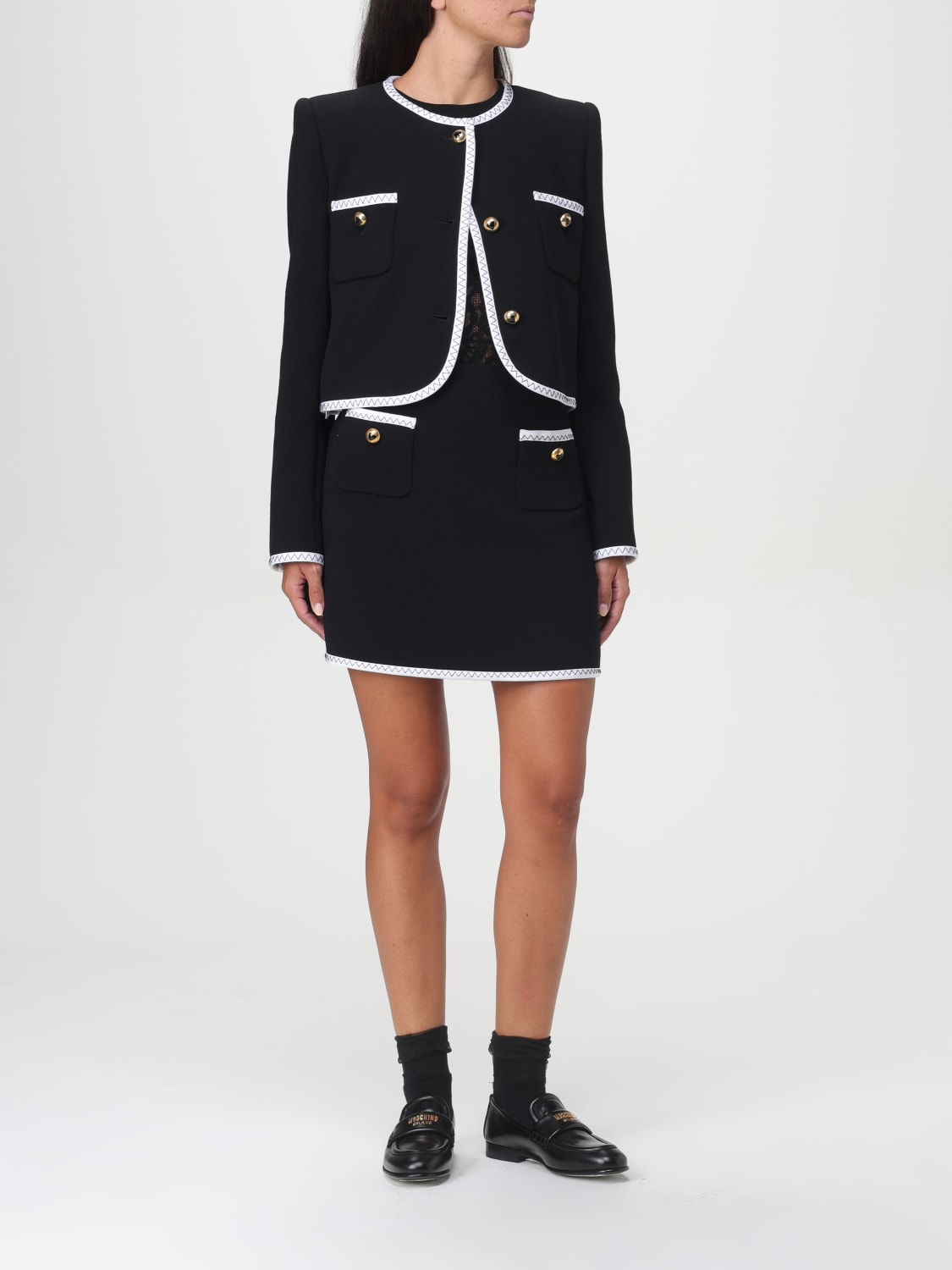 MOSCHINO COUTURE JUPE: Jupe femme Moschino Couture, Noir - Img 2