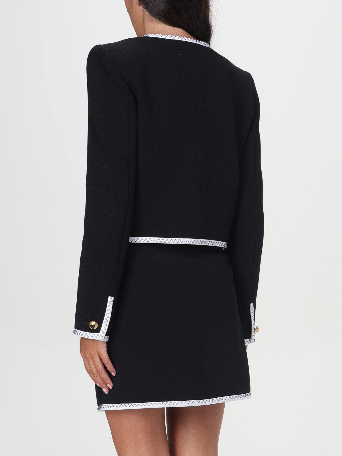 MOSCHINO COUTURE JACKET: Jacket woman Moschino Couture, Black - Img 3