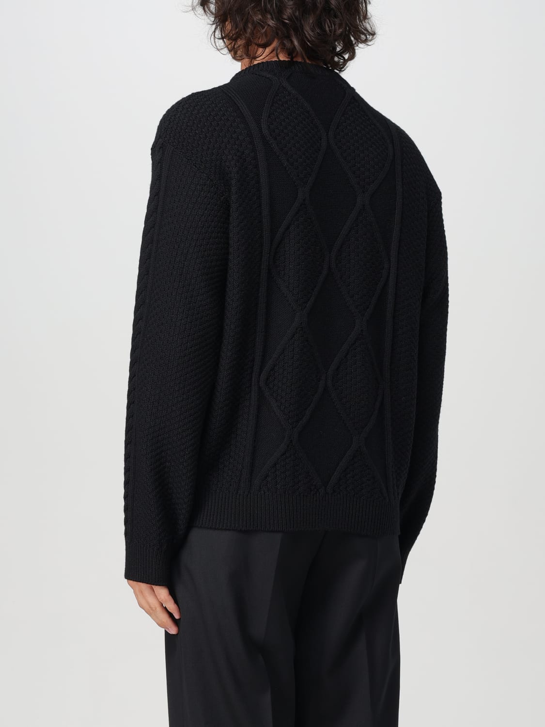 MOSCHINO COUTURE SWEATER: Sweater men Moschino Couture, Black - Img 3